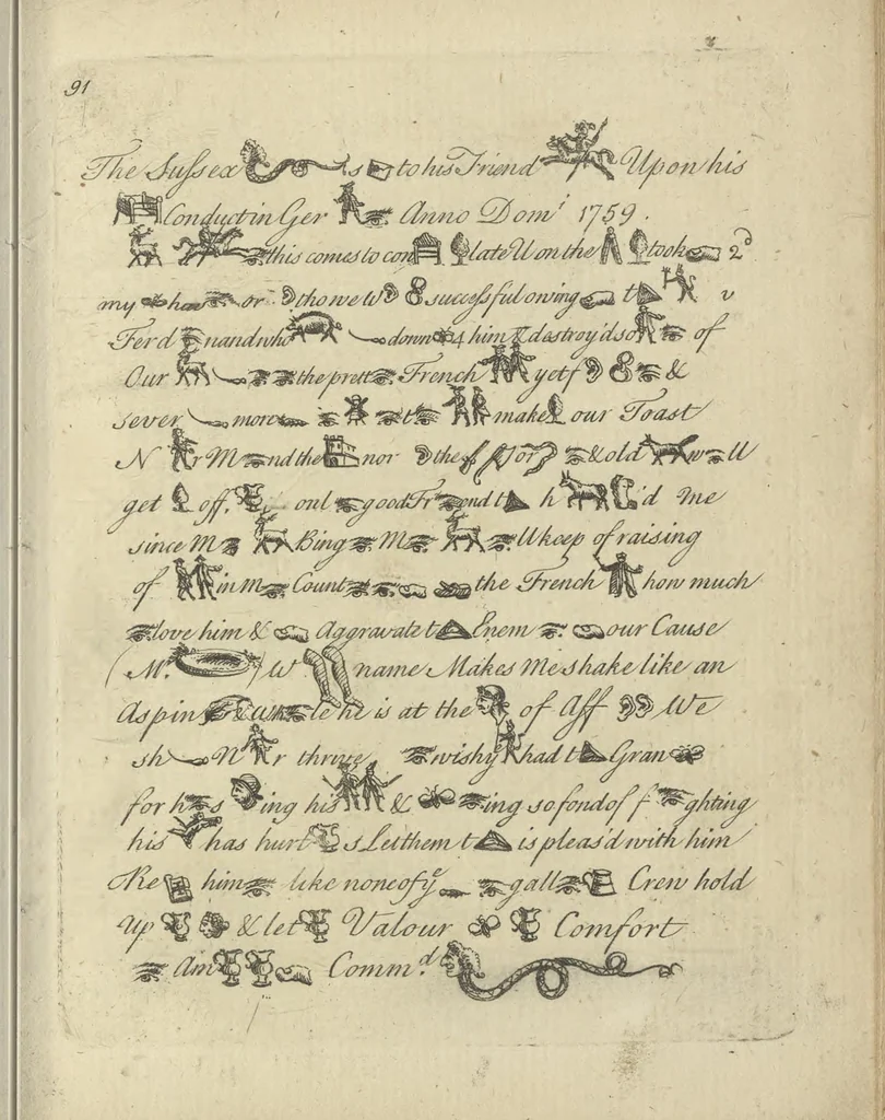 An illustration from A political and satirical history of the years 1756, 1757, 1758, 1759, 1760, 1761, and 1762. : In a series of 112 humourous and entertaining prints. Contraining all the most remarkable transactions, characters and caricatures of those memorable years. To which is annexed, an explanatory account or key to every print, 1762, leaf 210
