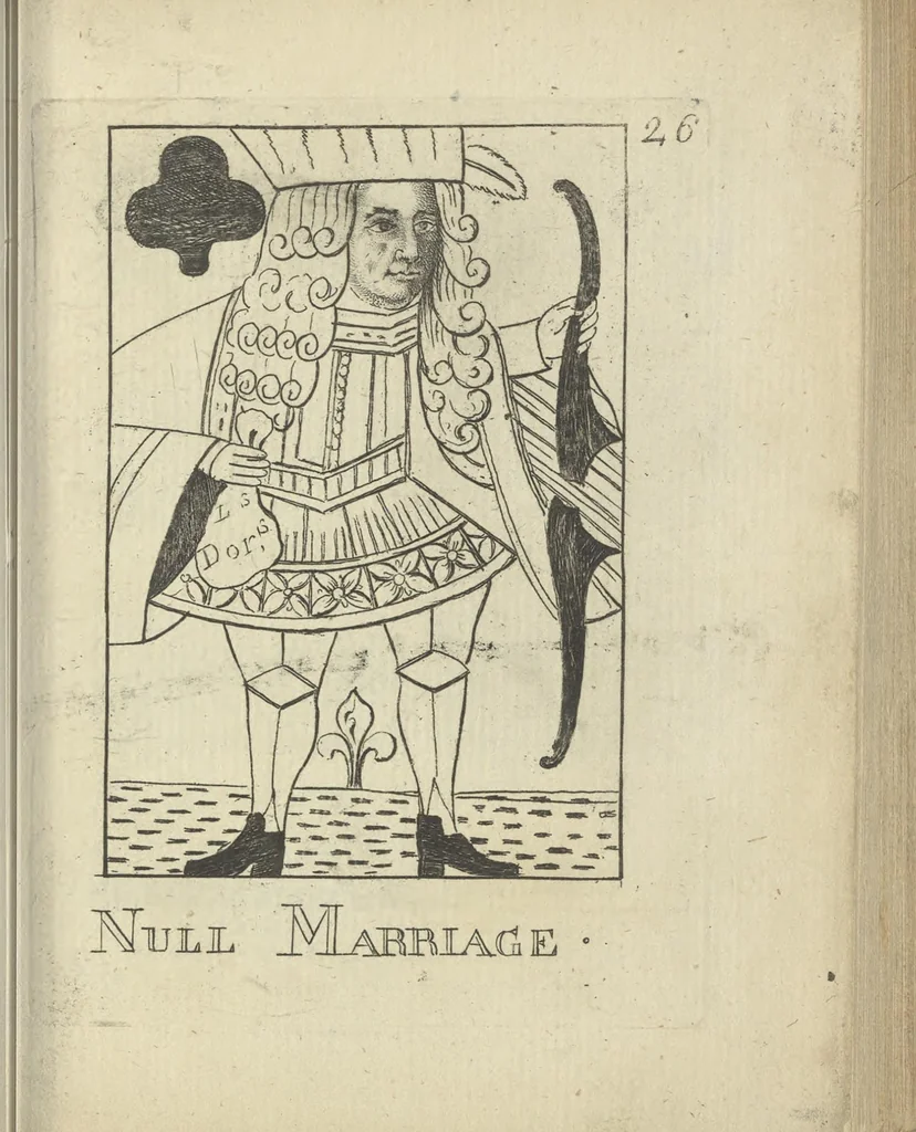 An illustration from A political and satirical history of the years 1756, 1757, 1758, 1759, 1760, 1761, and 1762. : In a series of 112 humourous and entertaining prints. Contraining all the most remarkable transactions, characters and caricatures of those memorable years. To which is annexed, an explanatory account or key to every print, 1762, leaf 80