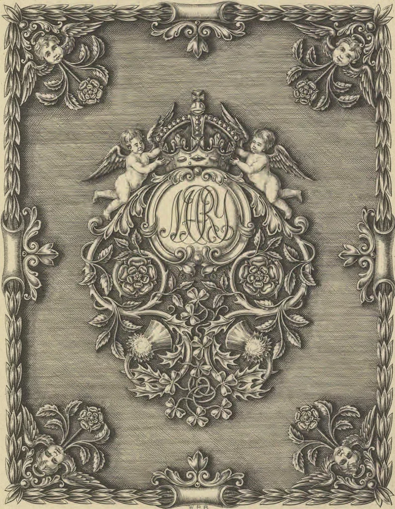 An illustration from [Scrapbook of bookplates, 1913, leaf 10