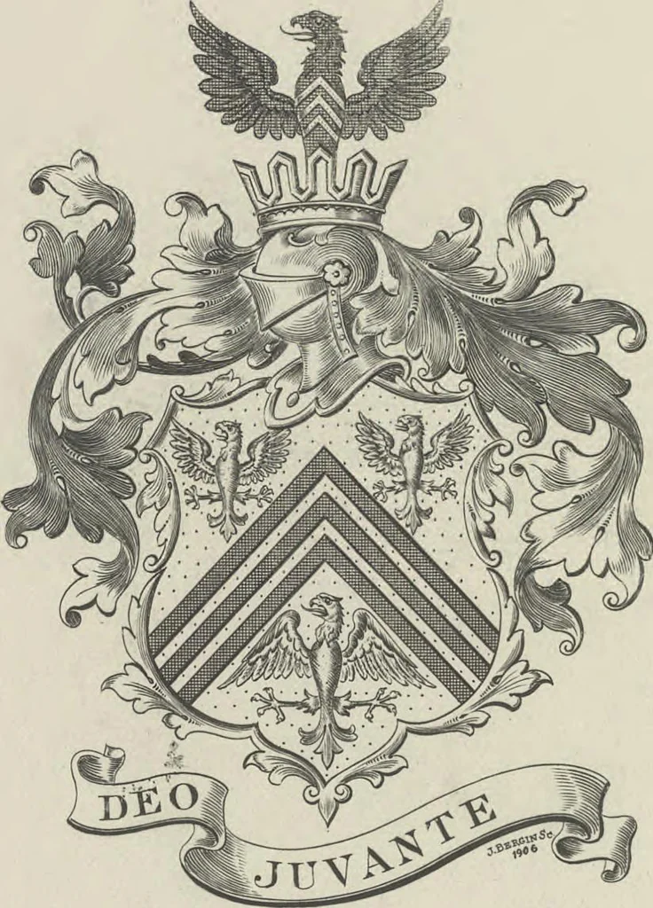 An illustration from [Scrapbook of bookplates, 1913, leaf 3