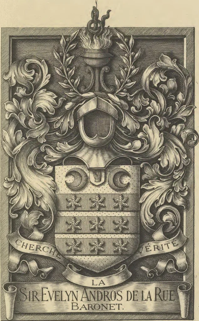An illustration from [Scrapbook of bookplates, 1913, leaf 42