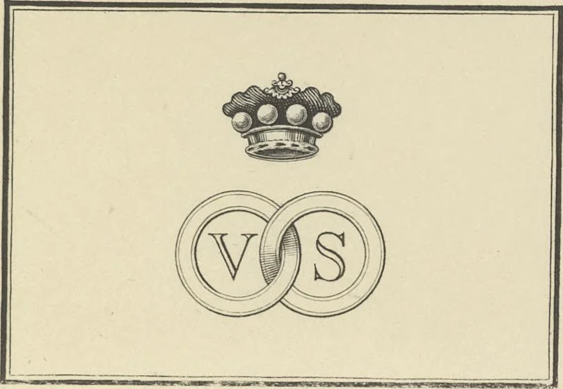 An illustration from [Scrapbook of bookplates, 1913, leaf 50