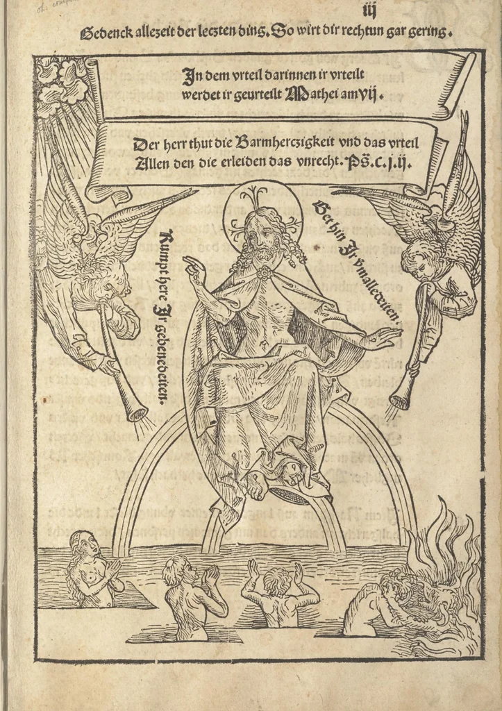 An illustration from Bambergische halszgerichts ordenu[n]g, 1507, leaf 20