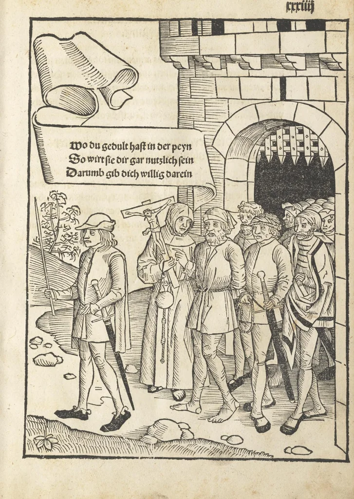 An illustration from Bambergische halszgerichts ordenu[n]g, 1507, leaf 82