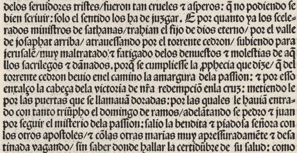 An illustration from Thesoro dela Passion sacratissima de Nuestro Redemptor, 1494, leaf 109