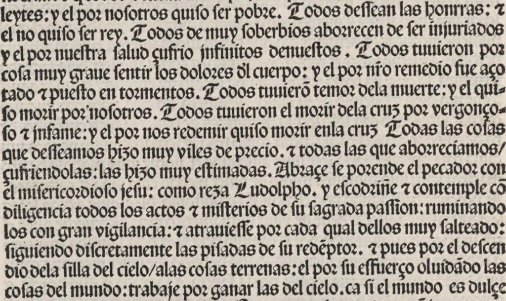 An illustration from Thesoro dela Passion sacratissima de Nuestro Redemptor, 1494, leaf 11