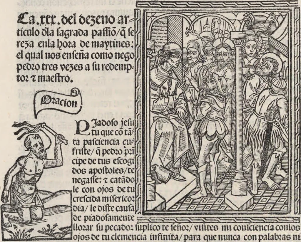 An illustration from Thesoro dela Passion sacratissima de Nuestro Redemptor, 1494, leaf 113