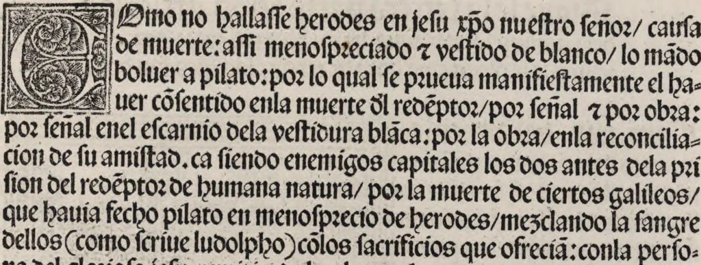 An illustration from Thesoro dela Passion sacratissima de Nuestro Redemptor, 1494, leaf 154