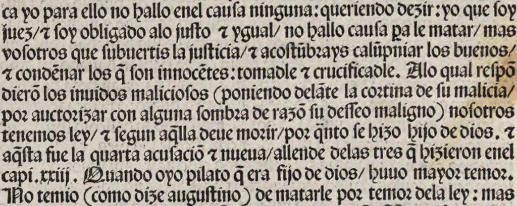 An illustration from Thesoro dela Passion sacratissima de Nuestro Redemptor, 1494, leaf 173