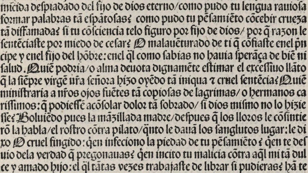 An illustration from Thesoro dela Passion sacratissima de Nuestro Redemptor, 1494, leaf 180