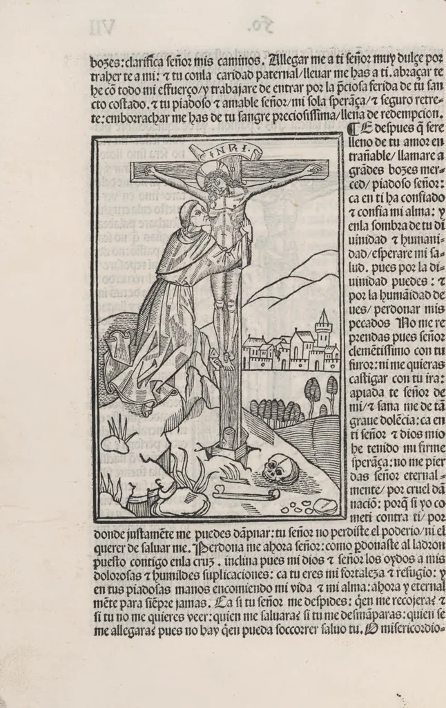An illustration from Thesoro dela Passion sacratissima de Nuestro Redemptor, 1494, leaf 19