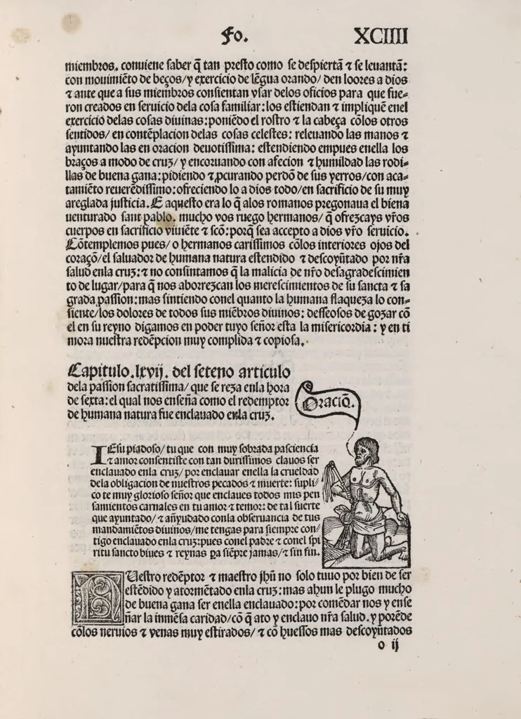 An illustration from Thesoro dela Passion sacratissima de Nuestro Redemptor, 1494, leaf 192