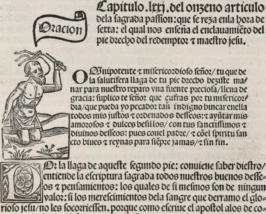 An illustration from Thesoro dela Passion sacratissima de Nuestro Redemptor, 1494, leaf 198