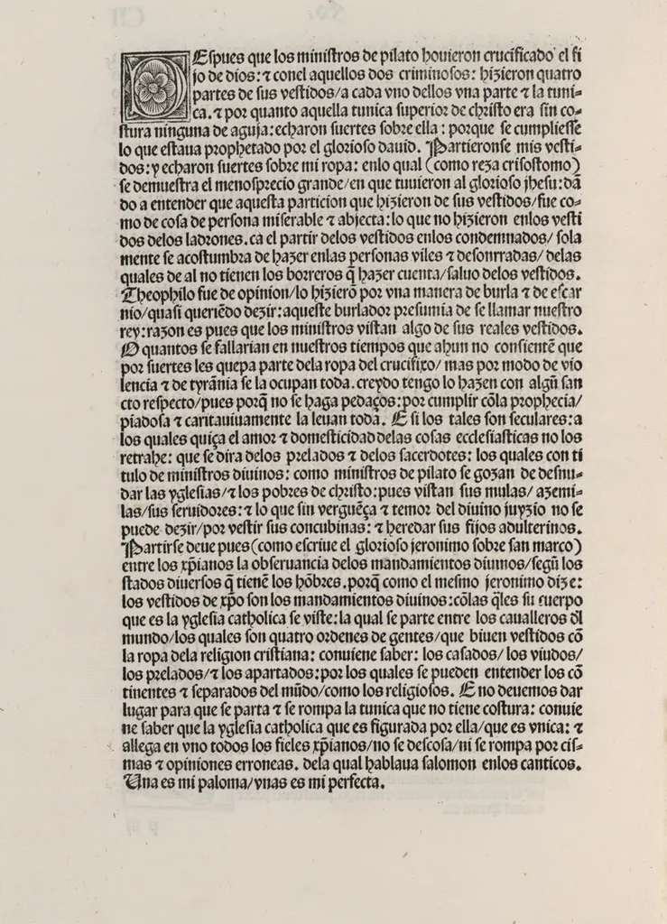 An illustration from Thesoro dela Passion sacratissima de Nuestro Redemptor, 1494, leaf 207