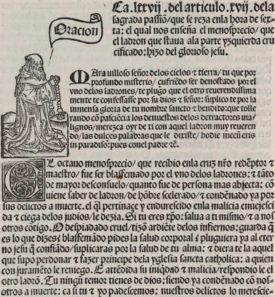 An illustration from Thesoro dela Passion sacratissima de Nuestro Redemptor, 1494, leaf 211
