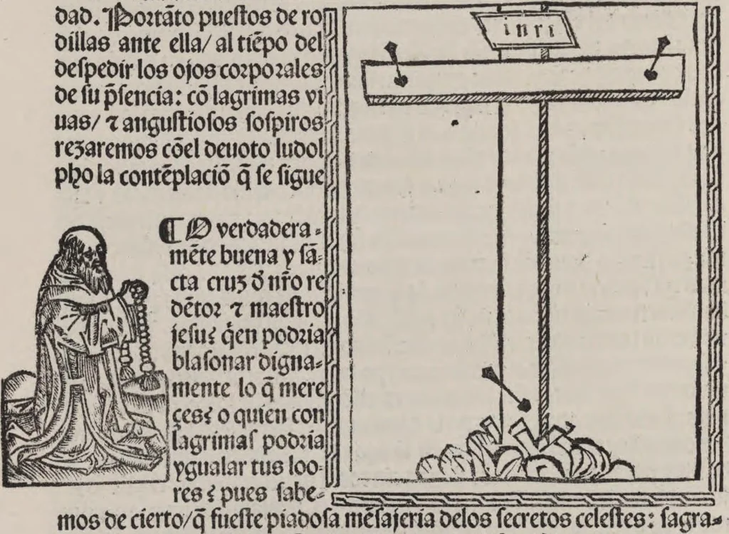 An illustration from Thesoro dela Passion sacratissima de Nuestro Redemptor, 1494, leaf 235