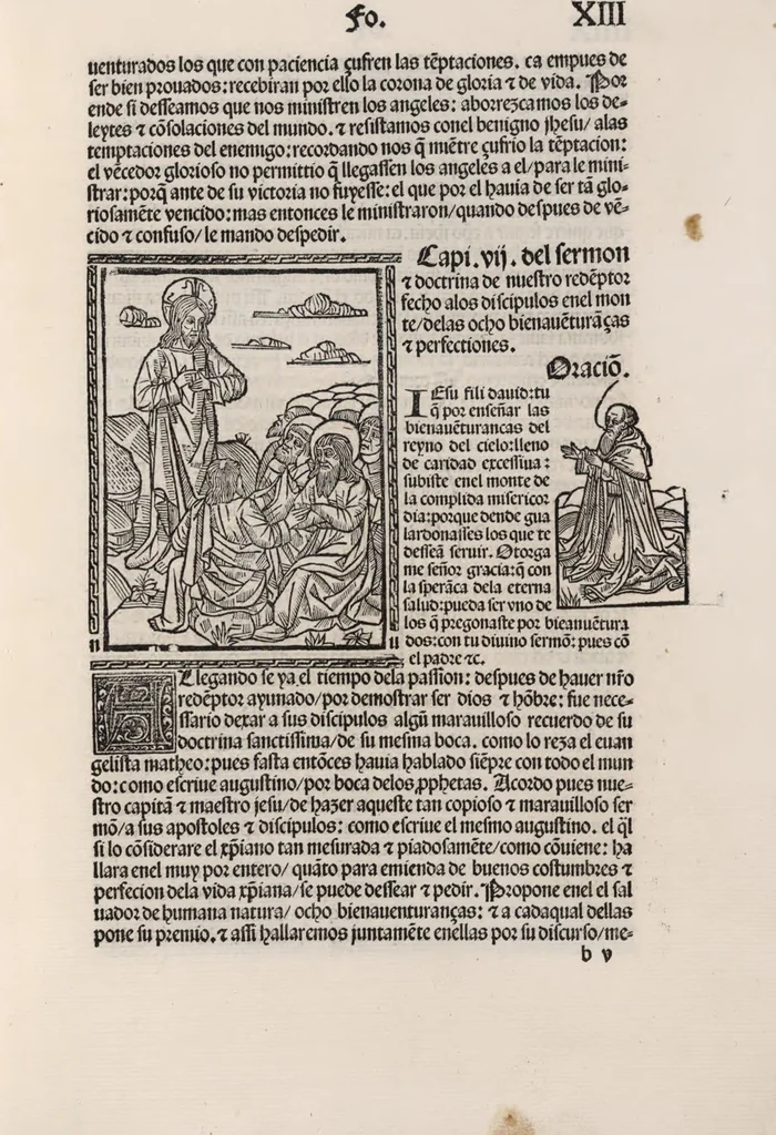 An illustration from Thesoro dela Passion sacratissima de Nuestro Redemptor, 1494, leaf 30