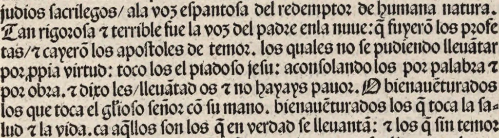 An illustration from Thesoro dela Passion sacratissima de Nuestro Redemptor, 1494, leaf 38
