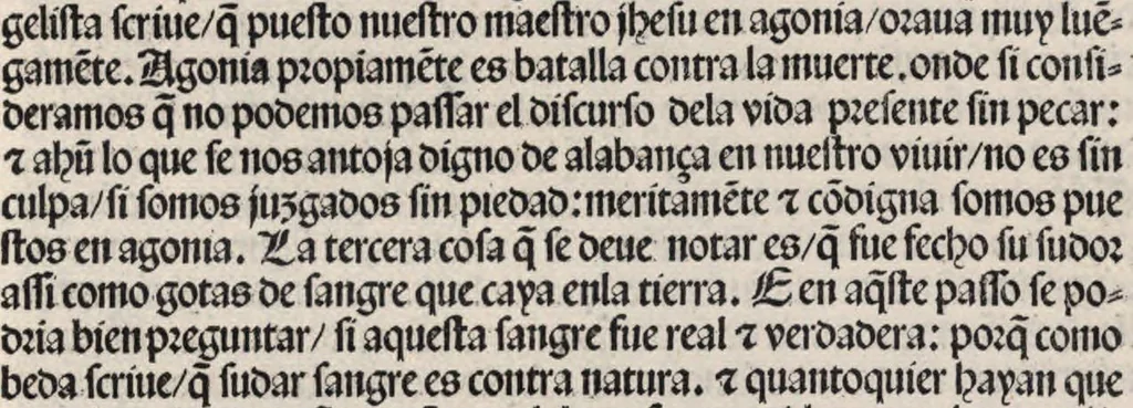 An illustration from Thesoro dela Passion sacratissima de Nuestro Redemptor, 1494, leaf 86