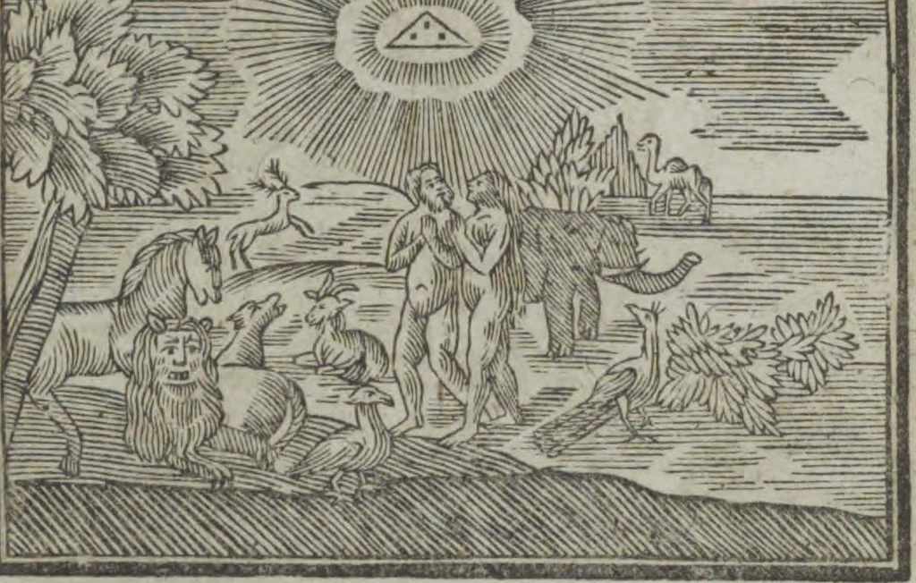 An illustration from Dli︠a︡ maloli︠e︡tnikh di︠e︡teĭ nachinai︠u︡shchikh obuchatʹsi︠a︡ rossīĭskomu chtenīi︠u︡ Azbuka, ili, pervonachalʹnyĭ urok, rukovodstvui︠u︡shchīĭ ikh legchaĭshim sposobom k chtenīi︠u︡ knig, 1813, leaf 40