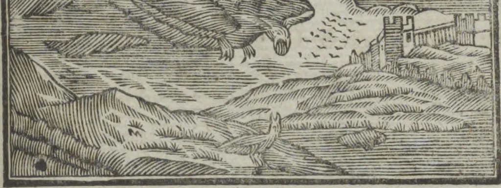 An illustration from Dli︠a︡ maloli︠e︡tnikh di︠e︡teĭ nachinai︠u︡shchikh obuchatʹsi︠a︡ rossīĭskomu chtenīi︠u︡ Azbuka, ili, pervonachalʹnyĭ urok, rukovodstvui︠u︡shchīĭ ikh legchaĭshim sposobom k chtenīi︠u︡ knig, 1813, leaf 60