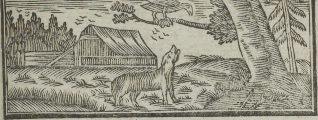 An illustration from Dli︠a︡ maloli︠e︡tnikh di︠e︡teĭ nachinai︠u︡shchikh obuchatʹsi︠a︡ rossīĭskomu chtenīi︠u︡ Azbuka, ili, pervonachalʹnyĭ urok, rukovodstvui︠u︡shchīĭ ikh legchaĭshim sposobom k chtenīi︠u︡ knig, 1813, leaf 68