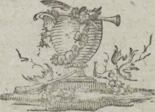 An illustration from Dli︠a︡ maloli︠e︡tnikh di︠e︡teĭ nachinai︠u︡shchikh obuchatʹsi︠a︡ rossīĭskomu chtenīi︠u︡ Azbuka, ili, pervonachalʹnyĭ urok, rukovodstvui︠u︡shchīĭ ikh legchaĭshim sposobom k chtenīi︠u︡ knig, 1813, leaf 69