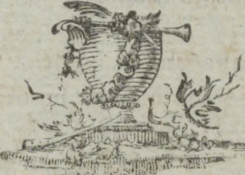 An illustration from Dli︠a︡ maloli︠e︡tnikh di︠e︡teĭ nachinai︠u︡shchikh obuchatʹsi︠a︡ rossīĭskomu chtenīi︠u︡ Azbuka, ili, pervonachalʹnyĭ urok, rukovodstvui︠u︡shchīĭ ikh legchaĭshim sposobom k chtenīi︠u︡ knig, 1813, leaf 71