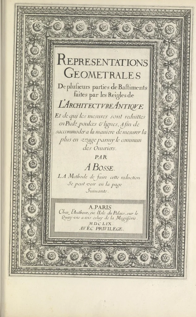 An illustration from Parallele de l'architectvre antiqve et de la moderne : avec vn recveil des dix principavx avthevrs qui ont écrit des cinq ordres ; sçauoir Palladio et Scamozzi, Serlio et Vignola, D. Barbaro et Cataneo, L.B. Alberti et Viola, Bvllant et De Lorme, comparez entre eux. Les trois ordres Grecs, le Doriqve, l'Ioniqve & le Corinthien, font la premiere partie de ce Traitté: Et les deux Latins, le Toscan & le Composite, en font la derniere, 1650, leaf 260