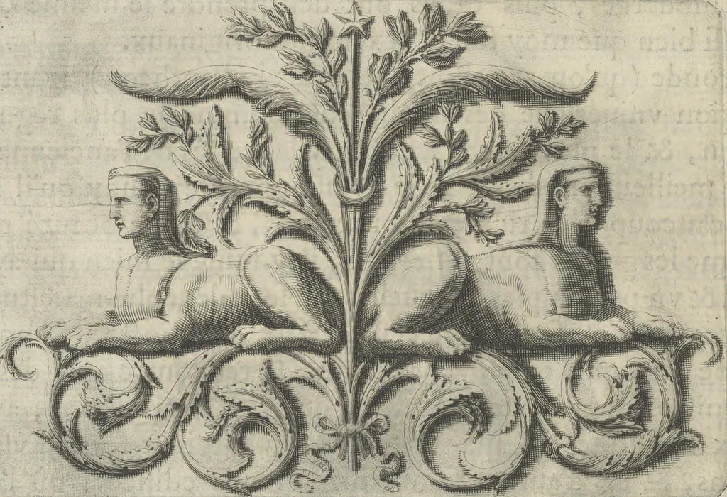 An illustration from Parallele de l'architectvre antiqve et de la moderne : avec vn recveil des dix principavx avthevrs qui ont écrit des cinq ordres ; sçauoir Palladio et Scamozzi, Serlio et Vignola, D. Barbaro et Cataneo, L.B. Alberti et Viola, Bvllant et De Lorme, comparez entre eux. Les trois ordres Grecs, le Doriqve, l'Ioniqve & le Corinthien, font la premiere partie de ce Traitté: Et les deux Latins, le Toscan & le Composite, en font la derniere, 1650, leaf 81