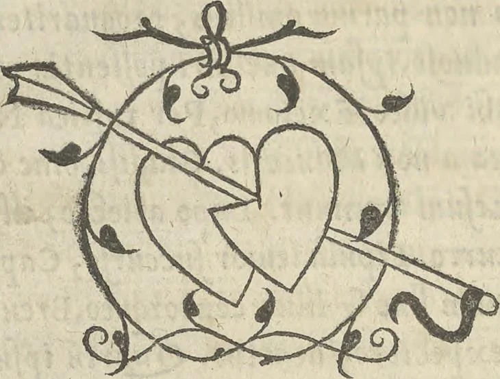 An illustration from Aediloqvivm ceu disticha, partibus aedium vrbanarum & rusticarum suis quaeq[ue] locis adscribenda. Item, Epitaphia septem, de amorum aliquot passionibus antiquo more, & sermone veteri, vieto[s]q[ue] conficta, 1530, leaf 39