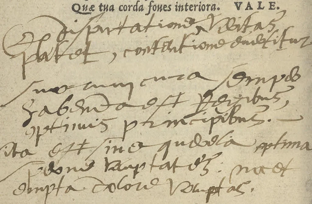 An illustration from Aediloqvivm ceu disticha, partibus aedium vrbanarum & rusticarum suis quaeq[ue] locis adscribenda. Item, Epitaphia septem, de amorum aliquot passionibus antiquo more, & sermone veteri, vieto[s]q[ue] conficta, 1530, leaf 55