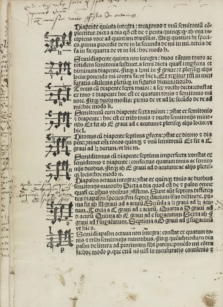 An illustration from Musica, 1507, leaf 24
