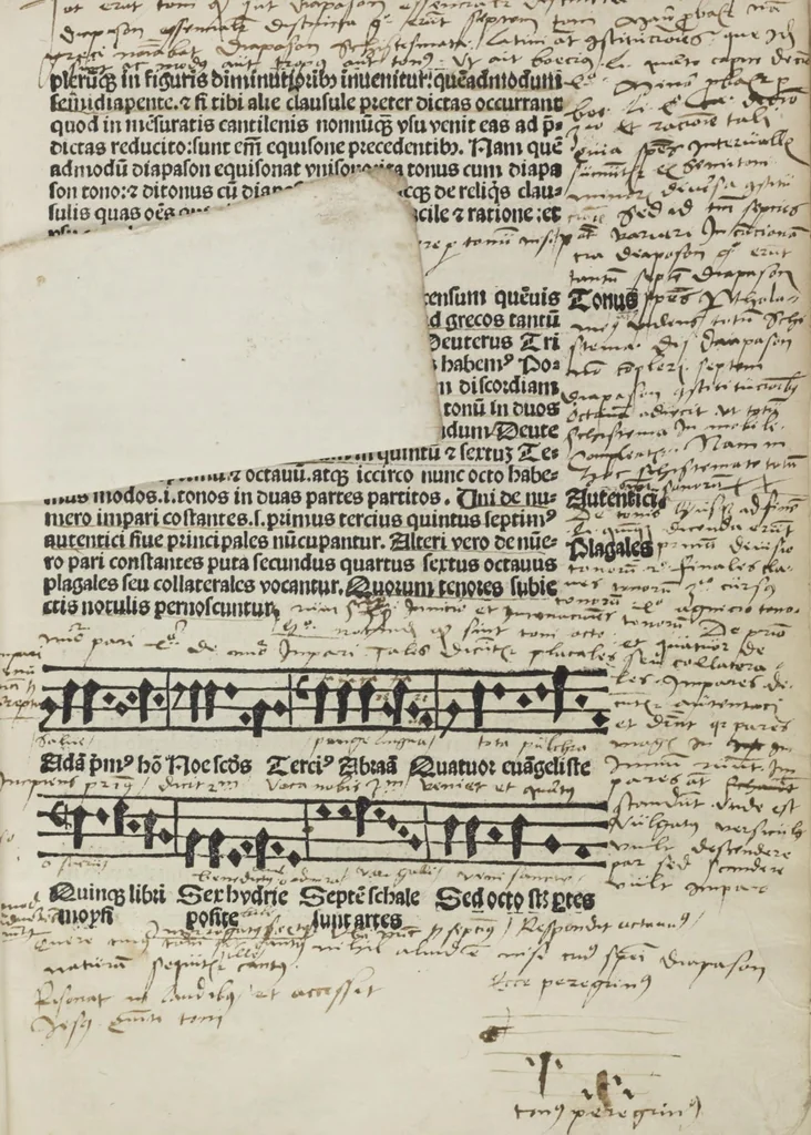 An illustration from Musica, 1507, leaf 25