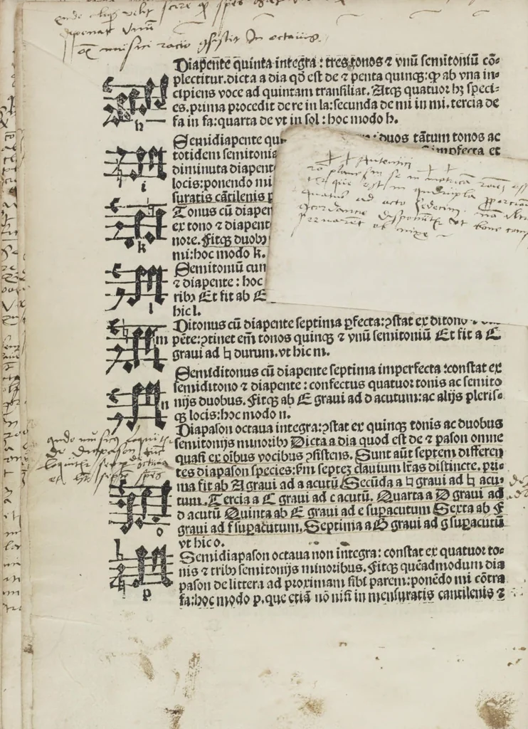 An illustration from Musica, 1507, leaf 26