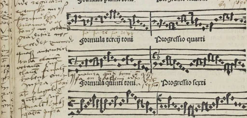An illustration from Musica, 1507, leaf 32