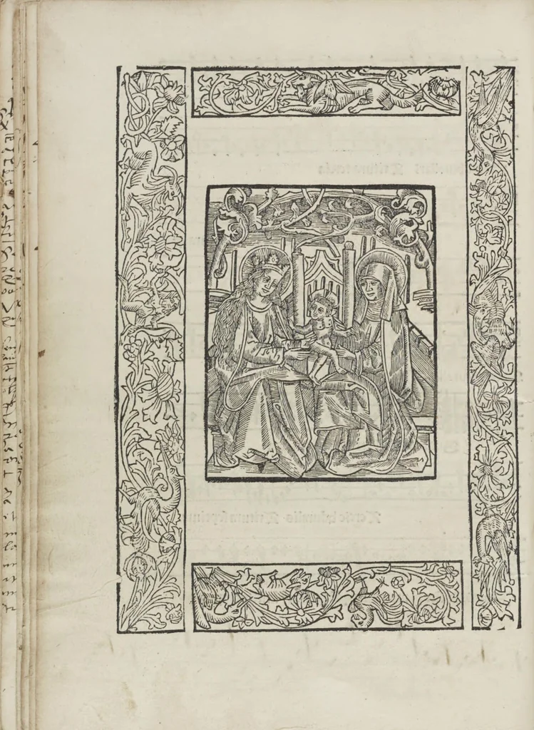 An illustration from Musica, 1507, leaf 42