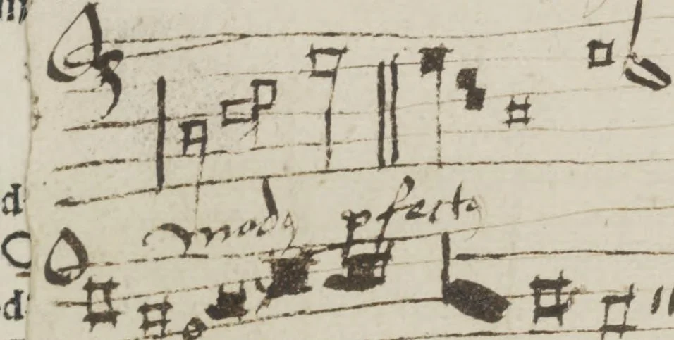 An illustration from Musica, 1507, leaf 64