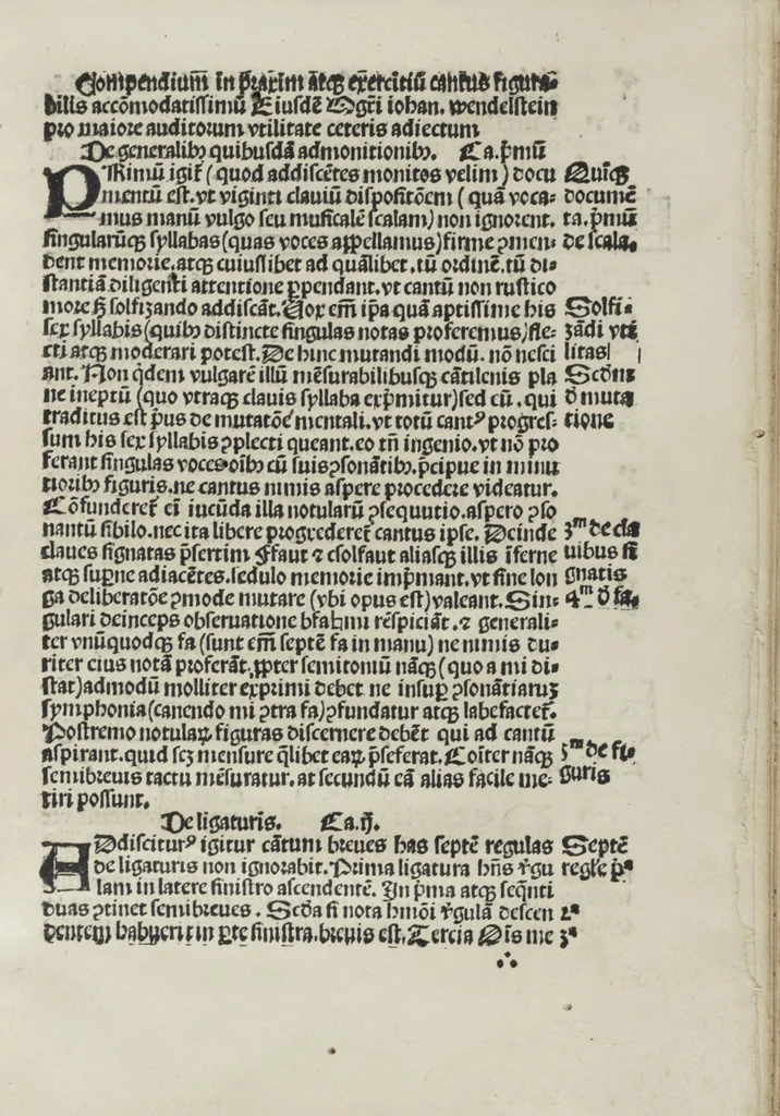 An illustration from Musica, 1507, leaf 77