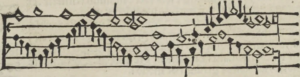 An illustration from Musica, 1507, leaf 94