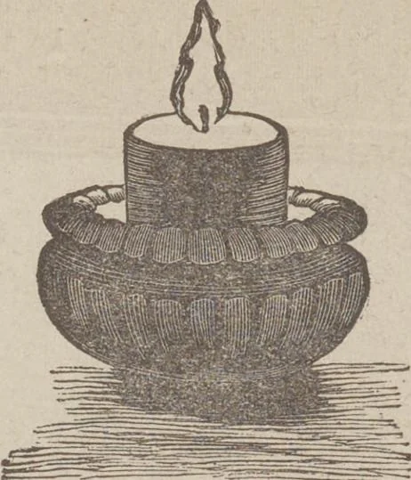 An illustration from Gilbert's book of pantomimes, acting charades, parlor theatricals, and tableaux ... Illustrated with numerous fine engravings, showing exactly how everything should be done, 1878, leaf 13