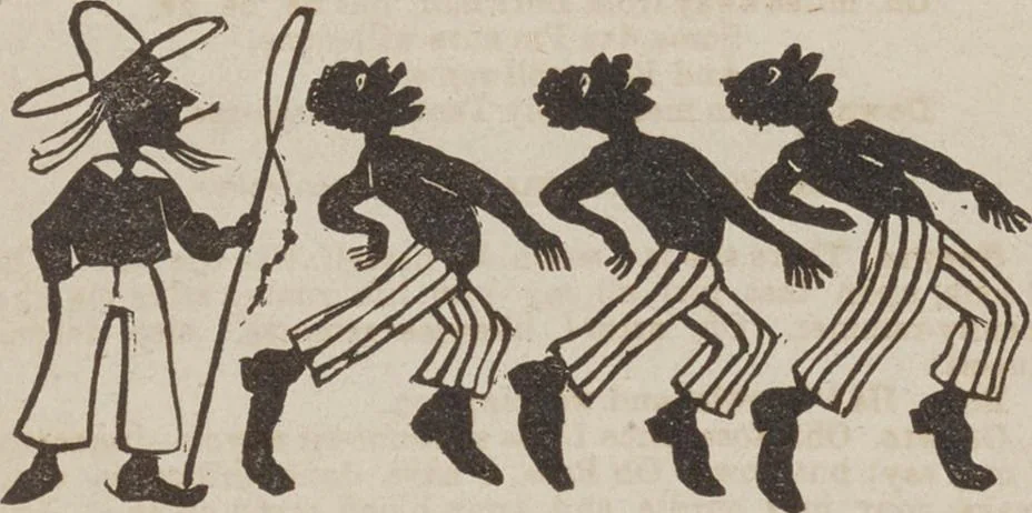 An illustration from Gilbert's book of pantomimes, acting charades, parlor theatricals, and tableaux ... Illustrated with numerous fine engravings, showing exactly how everything should be done, 1878, leaf 72