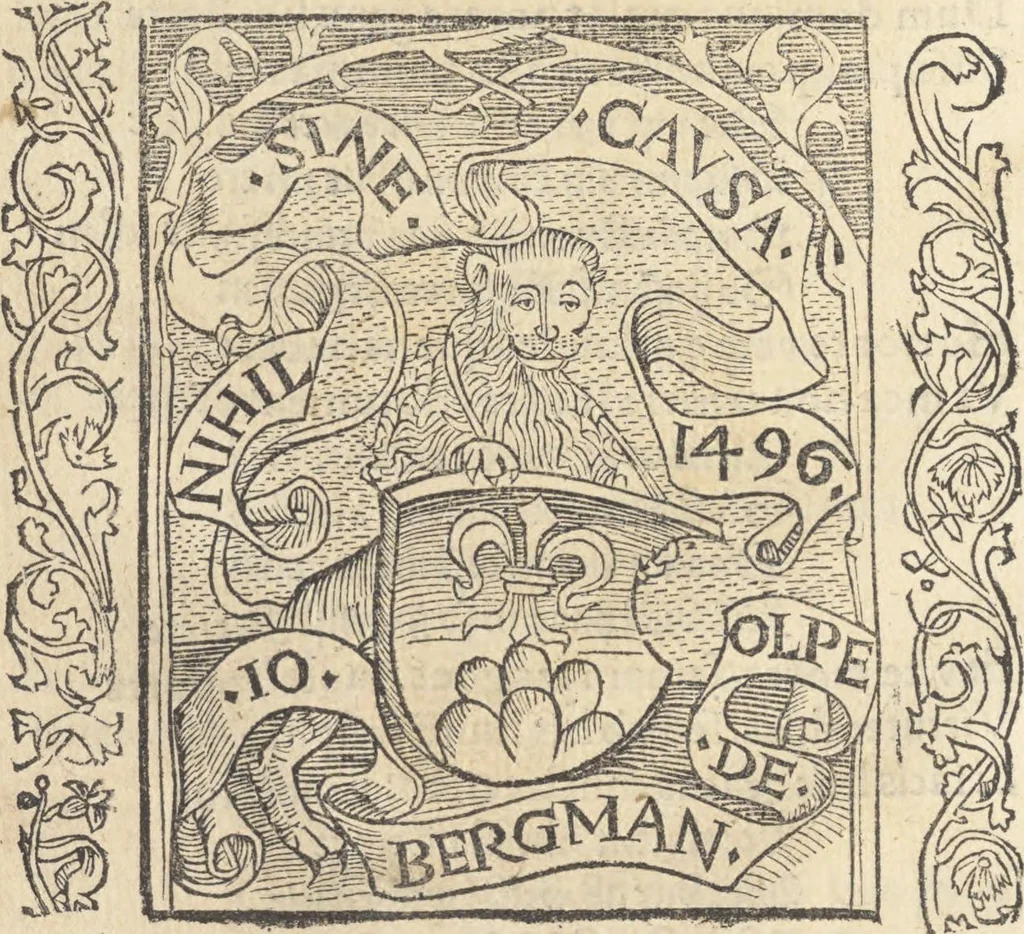 An illustration from Liber Faceti docens mores hominu[m] p[rae]cipue iuuenu[m], in supplementu[m] illo[rum] qui a Cathone era[n]t omissi,, 1496, leaf 37
