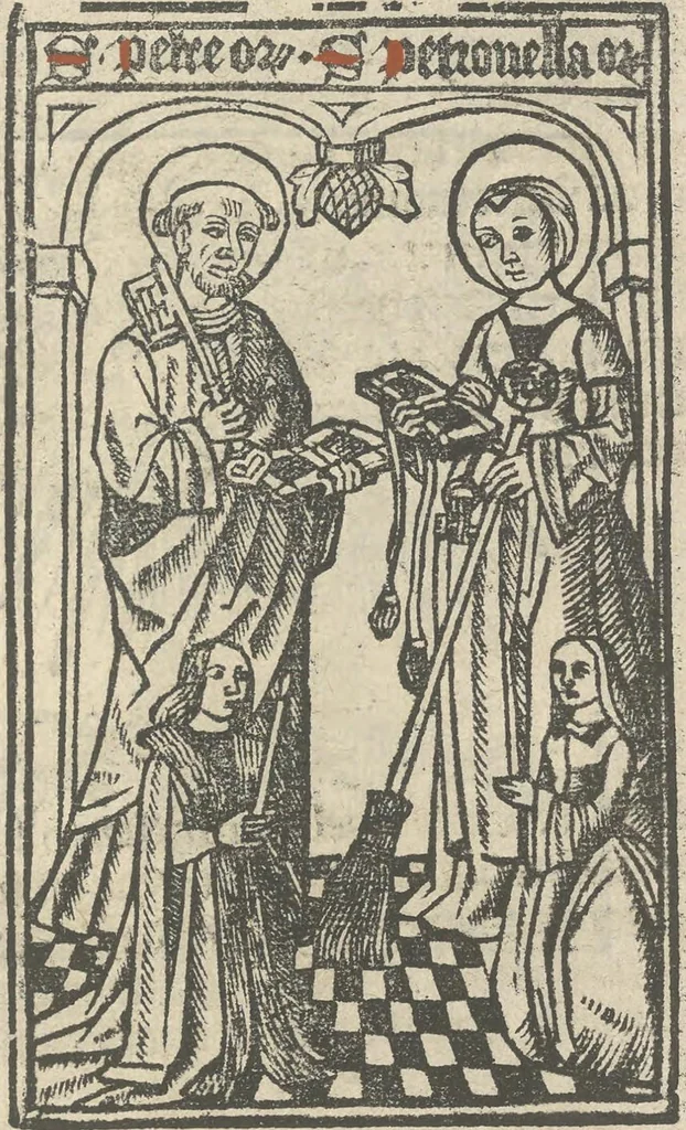 An illustration from Den spiegel van Sassen va[n] allen keyserlijken rechten, 1504, leaf 106