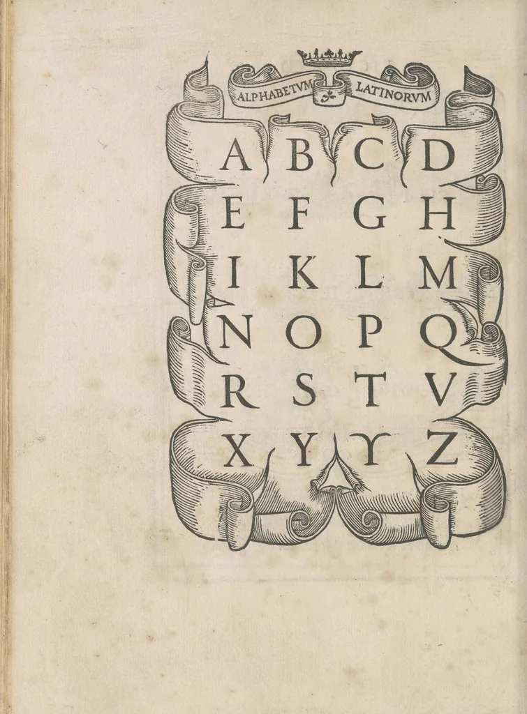 An illustration from Libro di M. Giouanbattista Palatino, cittadino romano, nelqual s'insegna à scriuere ogni sorte lettera, antica, et moderna, di qualunque natione, con le sue regole, et misure, et essempi : et con vn breue, et vtil discorso de le cifre, 1545, leaf 101
