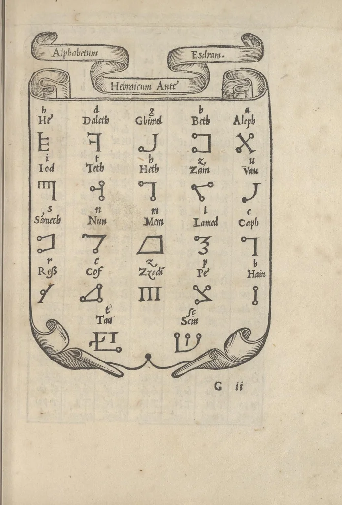 An illustration from Libro di M. Giouanbattista Palatino, cittadino romano, nelqual s'insegna à scriuere ogni sorte lettera, antica, et moderna, di qualunque natione, con le sue regole, et misure, et essempi : et con vn breue, et vtil discorso de le cifre, 1545, leaf 104