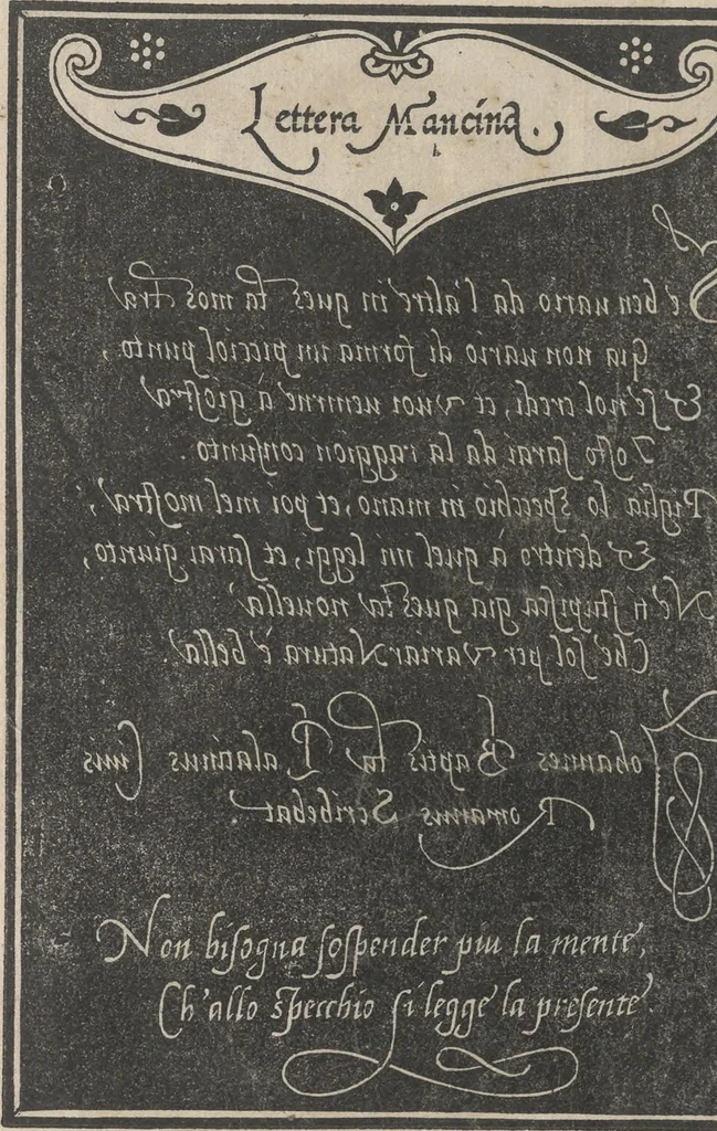 An illustration from Libro di M. Giouanbattista Palatino, cittadino romano, nelqual s'insegna à scriuere ogni sorte lettera, antica, et moderna, di qualunque natione, con le sue regole, et misure, et essempi : et con vn breue, et vtil discorso de le cifre, 1545, leaf 71