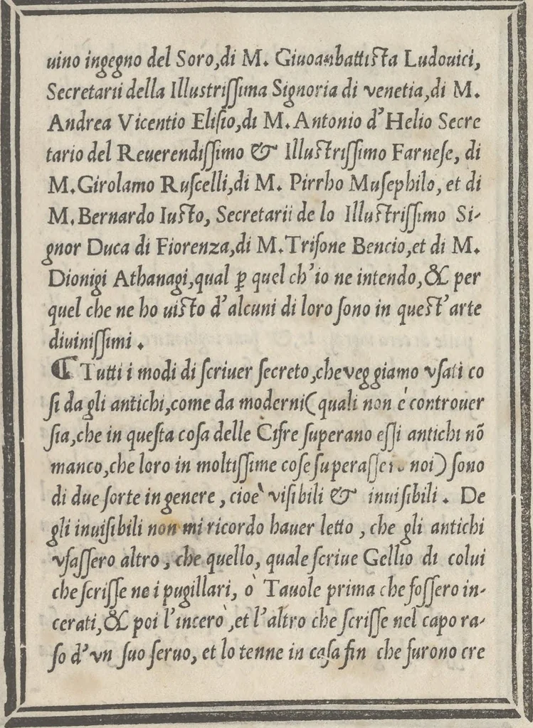 An illustration from Libro di M. Giouanbattista Palatino, cittadino romano, nelqual s'insegna à scriuere ogni sorte lettera, antica, et moderna, di qualunque natione, con le sue regole, et misure, et essempi : et con vn breue, et vtil discorso de le cifre, 1545, leaf 78