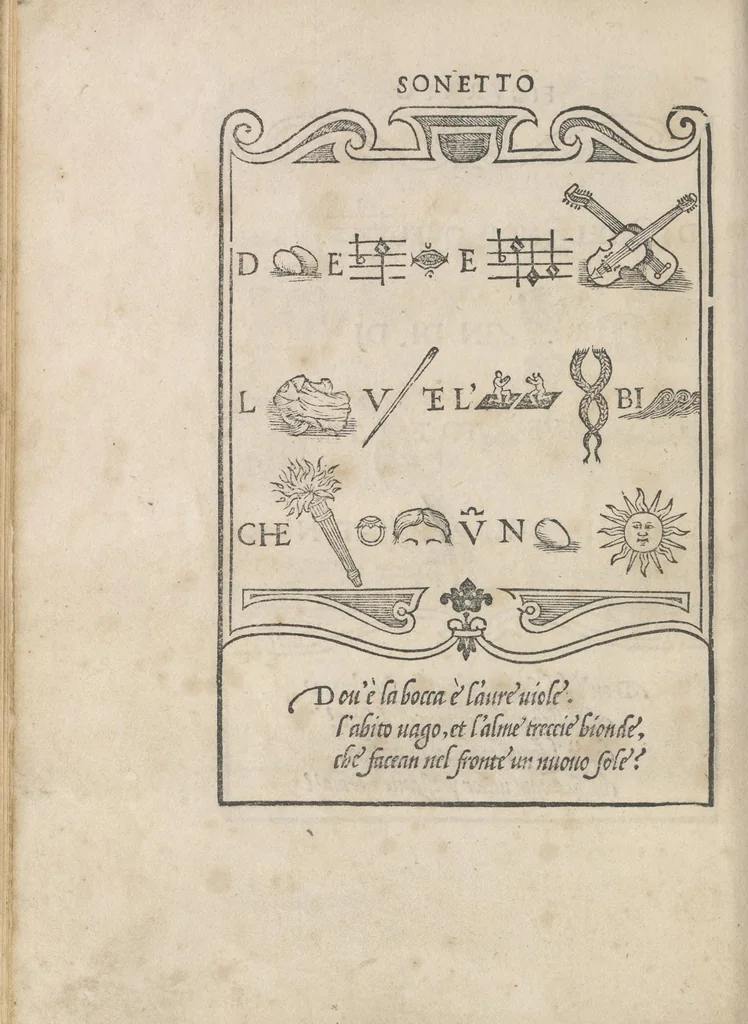 An illustration from Libro di M. Giouanbattista Palatino, cittadino romano, nelqual s'insegna à scriuere ogni sorte lettera, antica, et moderna, di qualunque natione, con le sue regole, et misure, et essempi : et con vn breue, et vtil discorso de le cifre, 1545, leaf 99