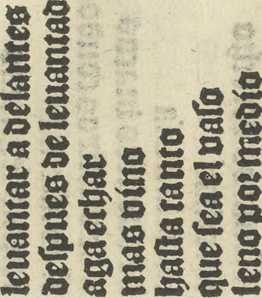 An illustration from Vocabulario para aprender franches, espannol y flaminco = Vocabulaire pour apprendre fra[n]choys, espagnol et flaming = Vocabulare om te leerene walsch, spaensch, ende vlaemsch, 1520, leaf 40